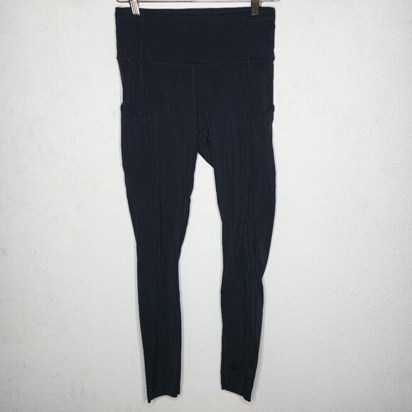 Lululemon Fast Free 7/8 Tight II black Non-Reflective Size 6 Inseam 25" - Picture 1 of 6